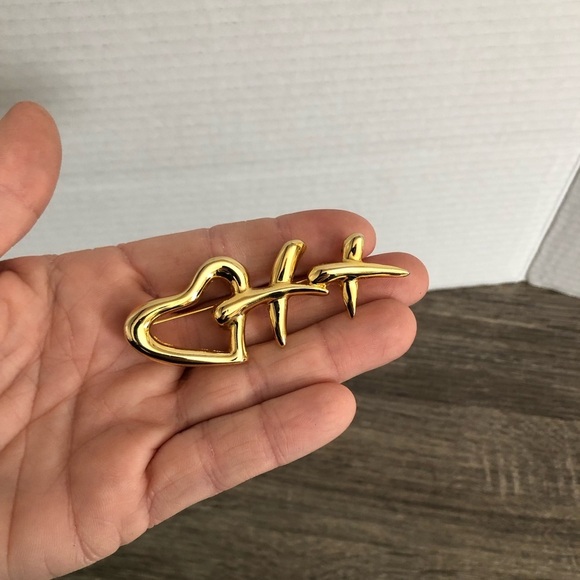 Vtg Love and Kisses Brooch - Picture 10 of 10